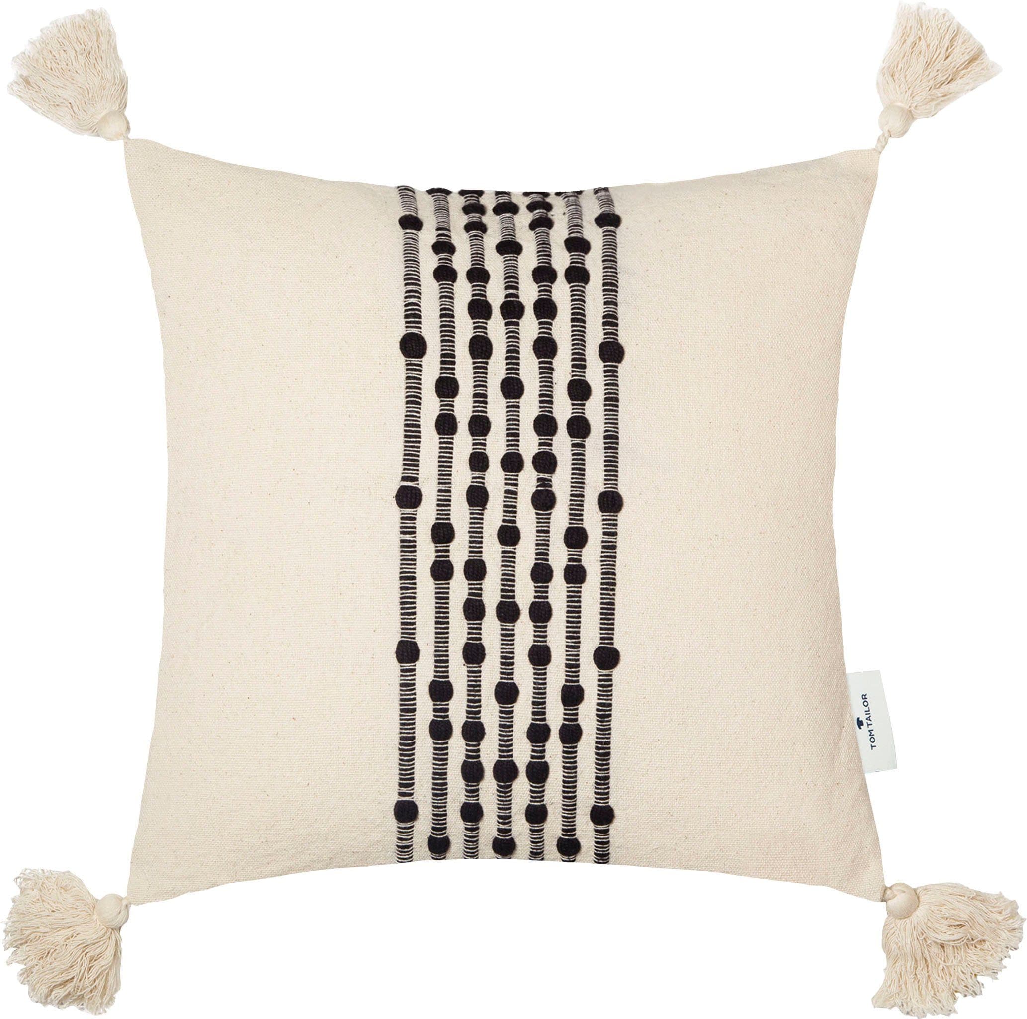 TOM TAILOR HOME Dekokissen Knot Lines | Mehrfarbig