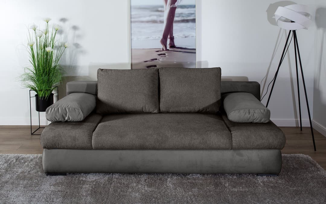 COLLECTION AB Schlafsofa Chicago | Grau