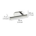 WENKO Toilettenpapierhalter Orea | Silber 5
