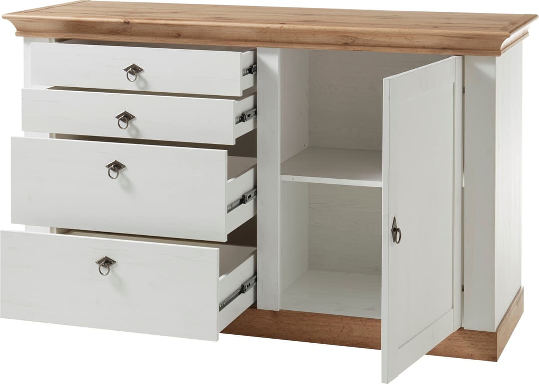 Home affaire Mehrzweckschrank Cremona | Weiß