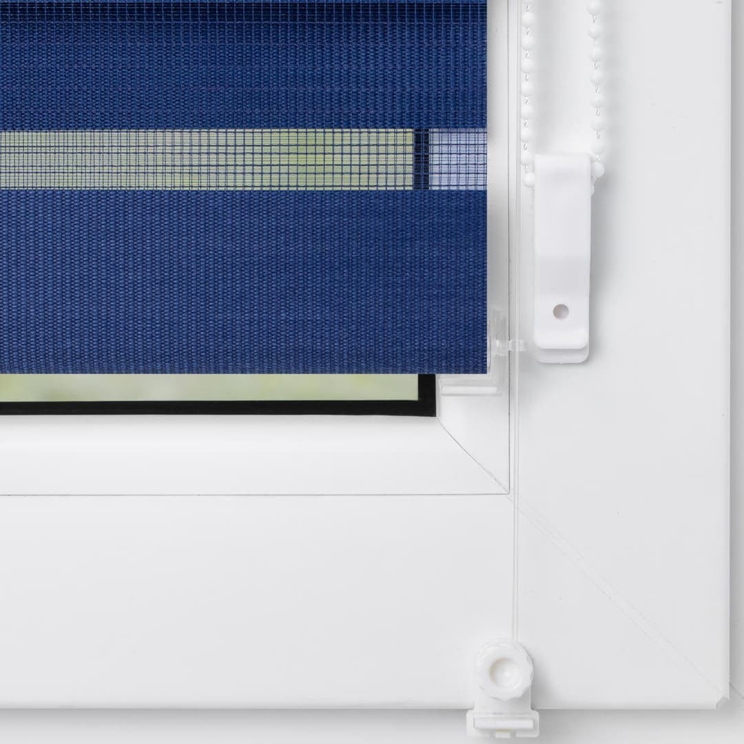 LICHTBLICK ORIGINAL Doppelrollo Duo Rollo Klemmfix | Blau
