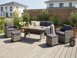 KONIFERA Gartenlounge-Set Amsterdam | Grau