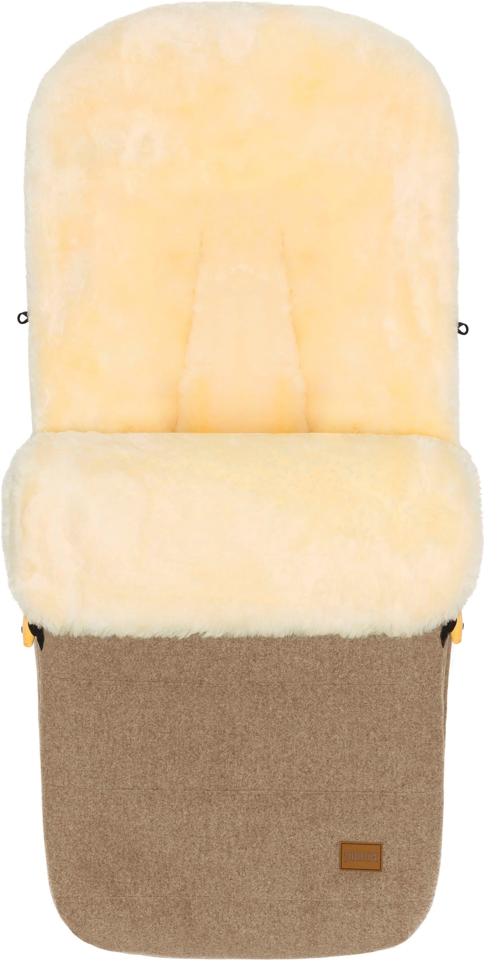 Fillikid Fußsack Bernina Wool | Braun