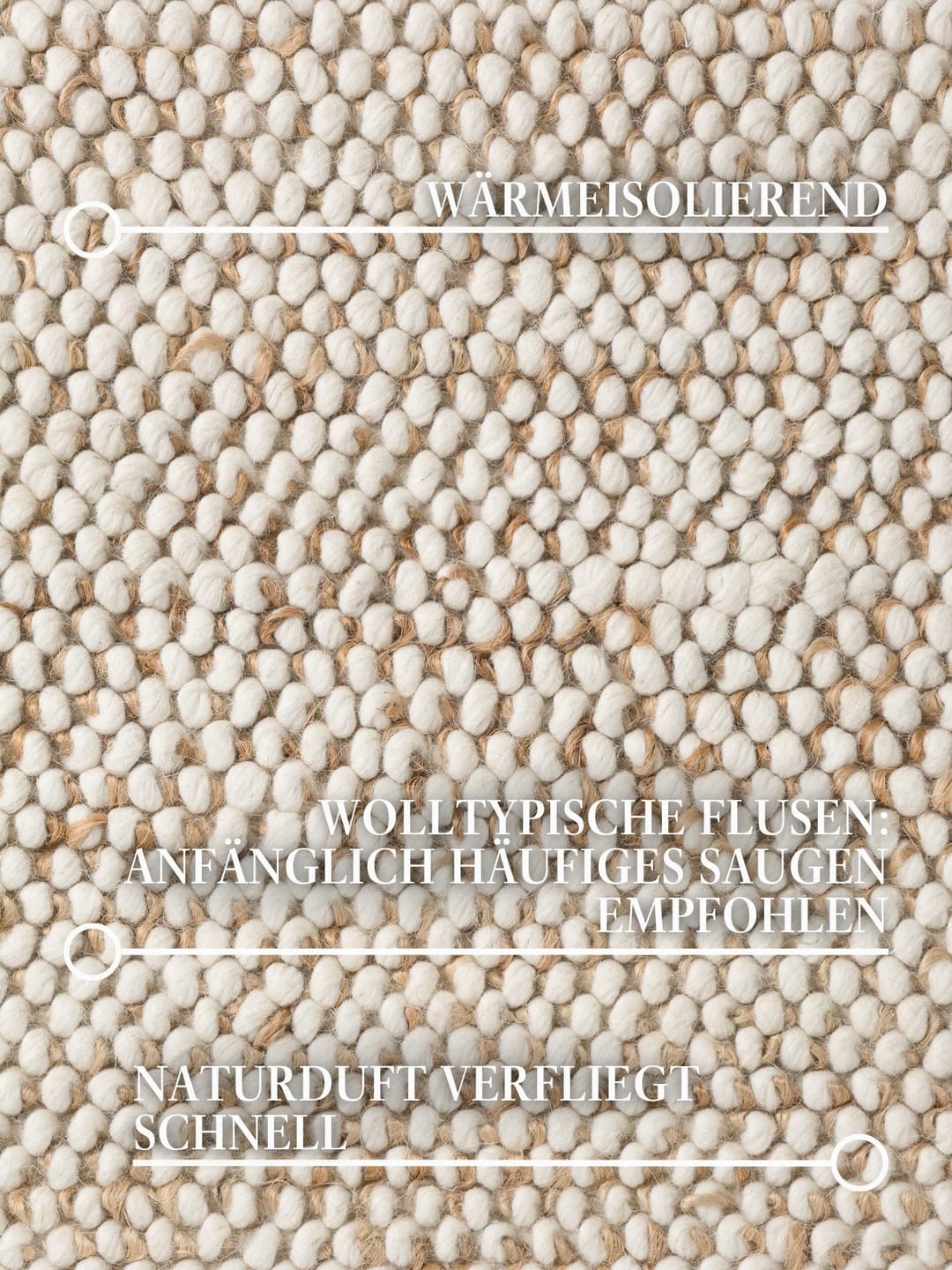 Villeroy & Boch Teppich Peas | Beige