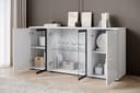 Home affaire Sideboard Caro | Weiß 4