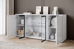 Home affaire Sideboard Caro | Weiß