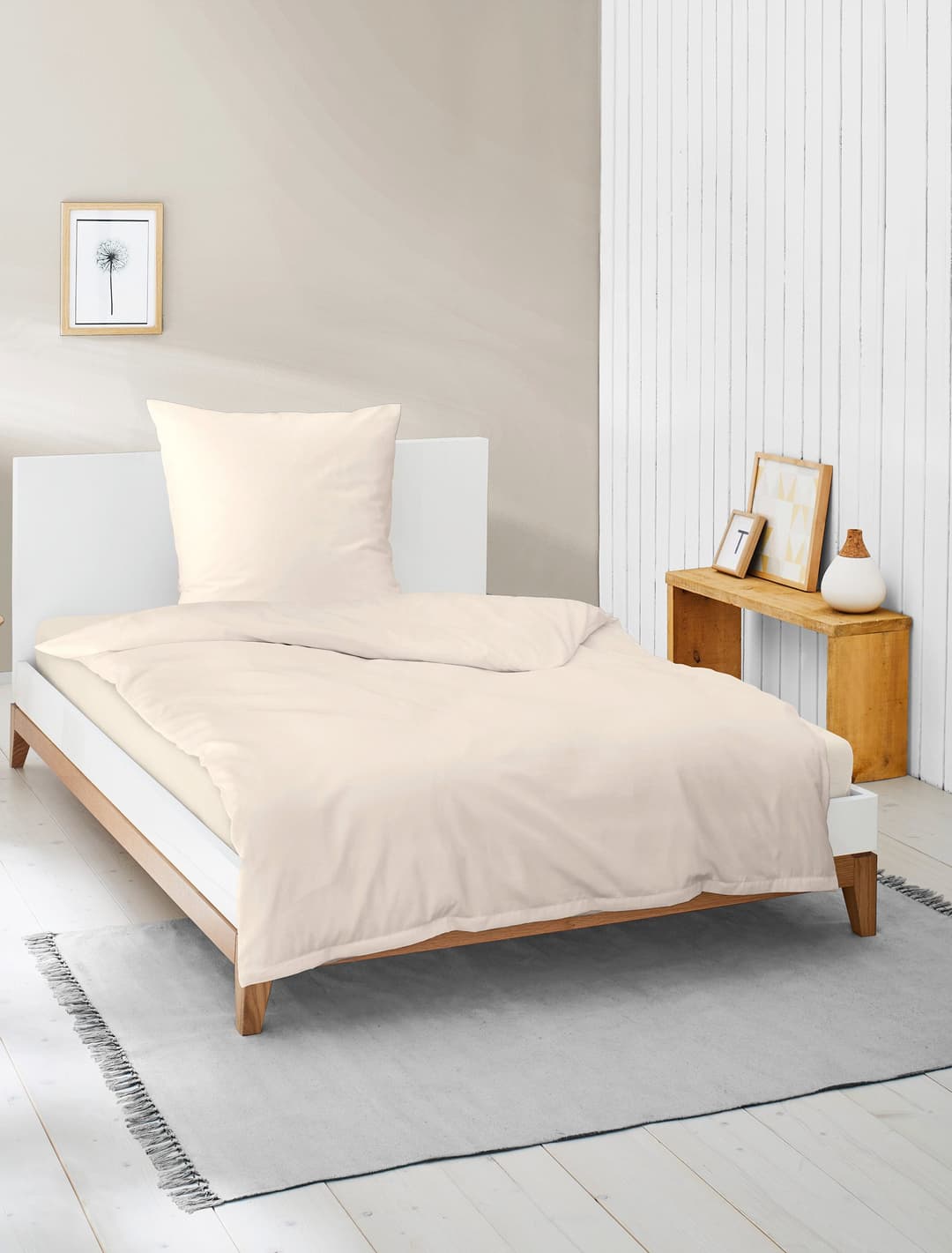 BIERBAUM Bettwäsche Elegant uni | Beige