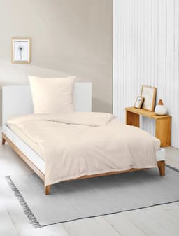 BIERBAUM Bettwäsche Elegant uni | Beige