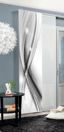 HOME WOHNIDEEN Schiebegardine GLIWE | Grau
