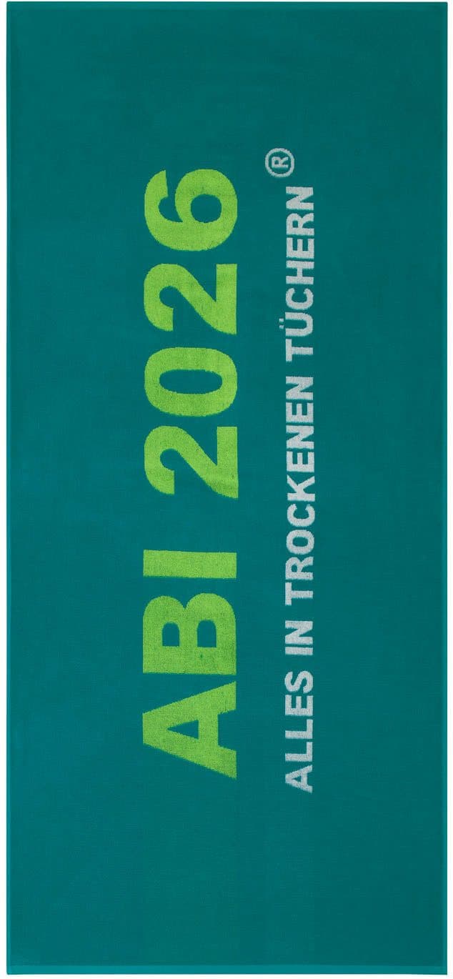 Egeria Strandtuch ABI 2026 | Türkis