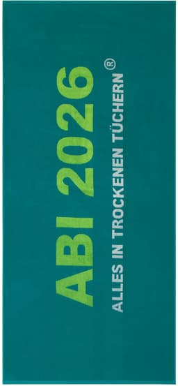 Egeria Strandtuch ABI 2026 | Türkis