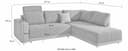 Jockenhöfer Gruppe Ecksofa Orlando L-Form | Schwarz 5