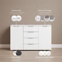 OTTO home Kombikommode Sideboard Schubladenkommode AGORDO | Holztöne 3