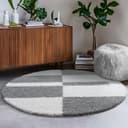 Sanat Hochflor-Teppich Milano 1254 | Grau