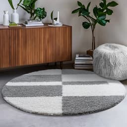 Sanat Hochflor-Teppich Milano 1254 | Grau