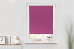 Seitenzugrollo Klemmfix Hitzeschutz | Pink
