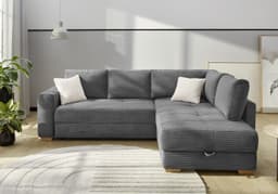 Jockenhöfer Gruppe Ecksofa Sunset L-Form | Grau