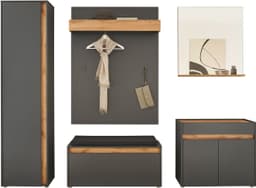 Home affaire Garderoben-Set GIRON/CiTY | Grau
