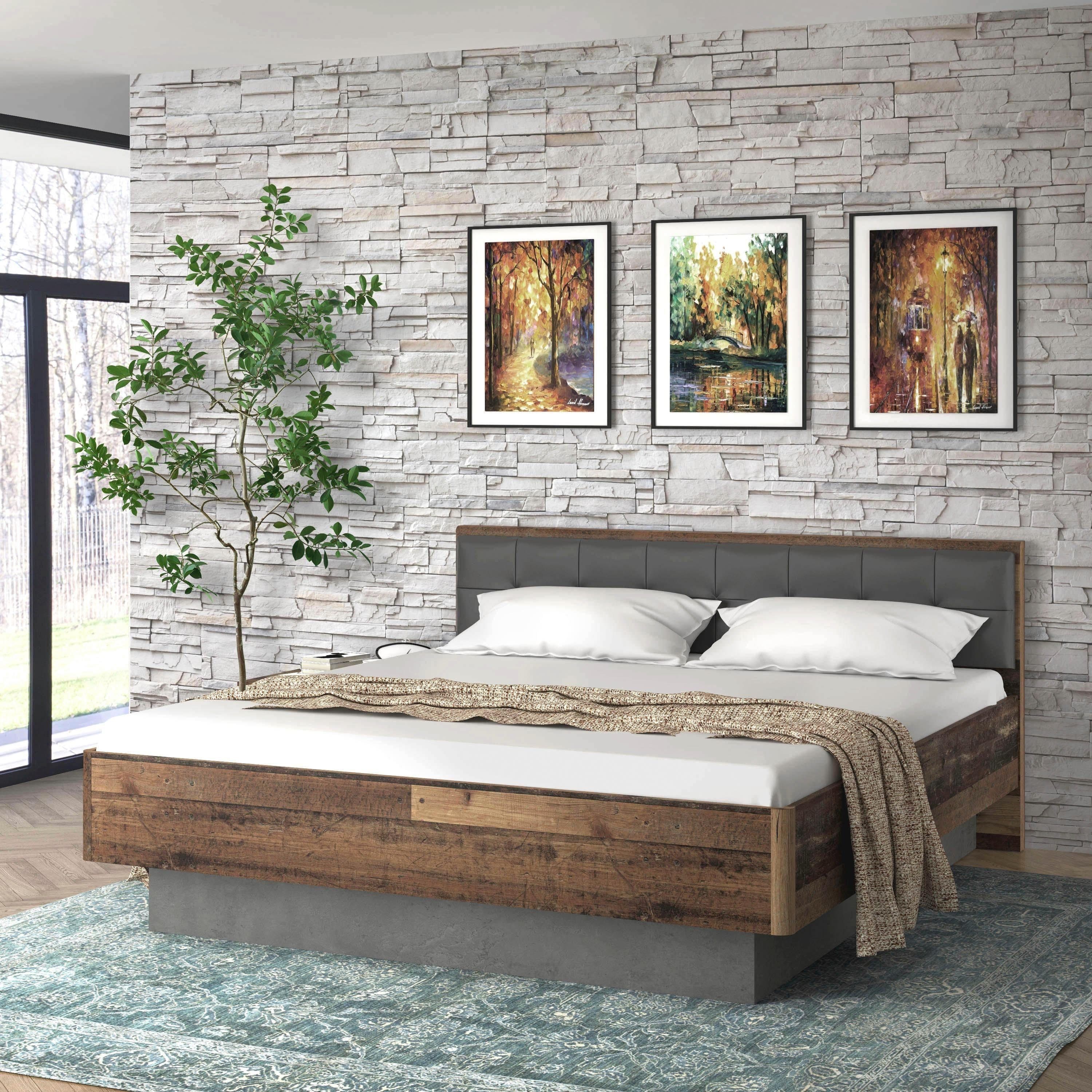 FORTE Futonbett Clif | Braun