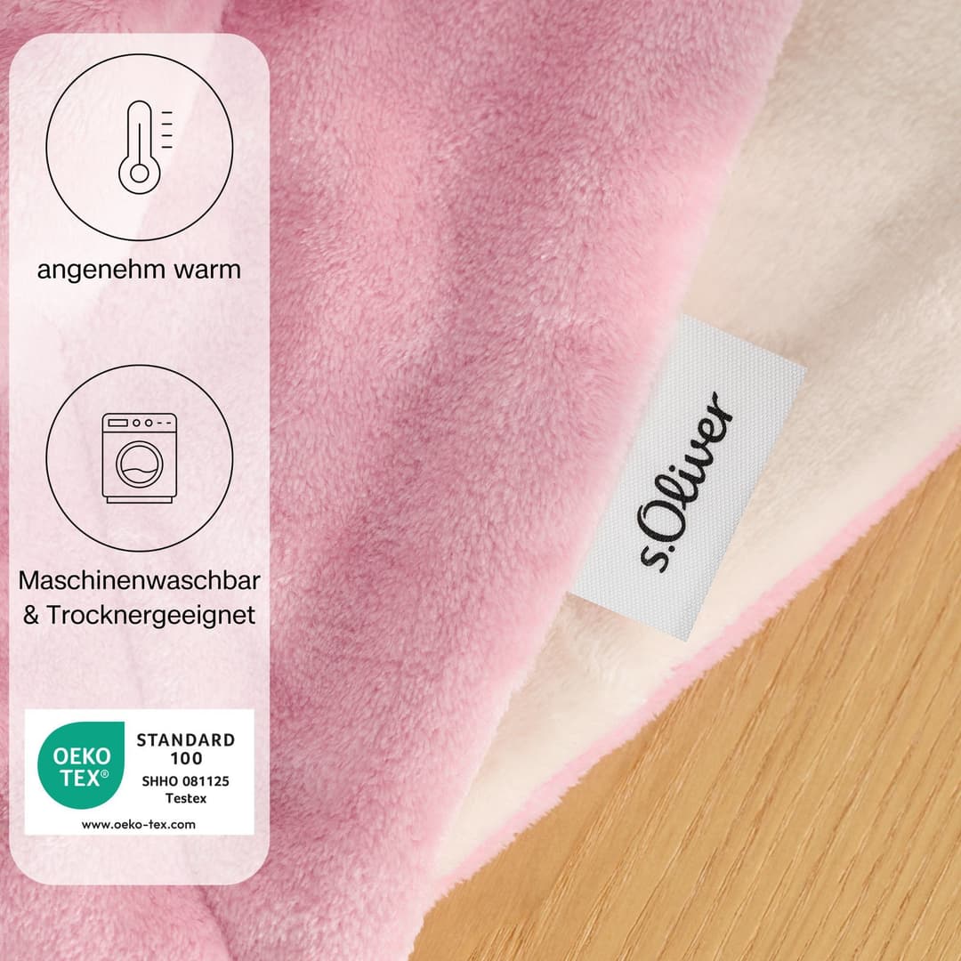 Wohndecke Doublesoft | Rosa