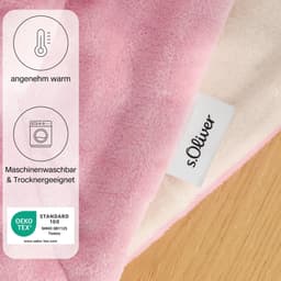 Wohndecke Doublesoft | Rosa