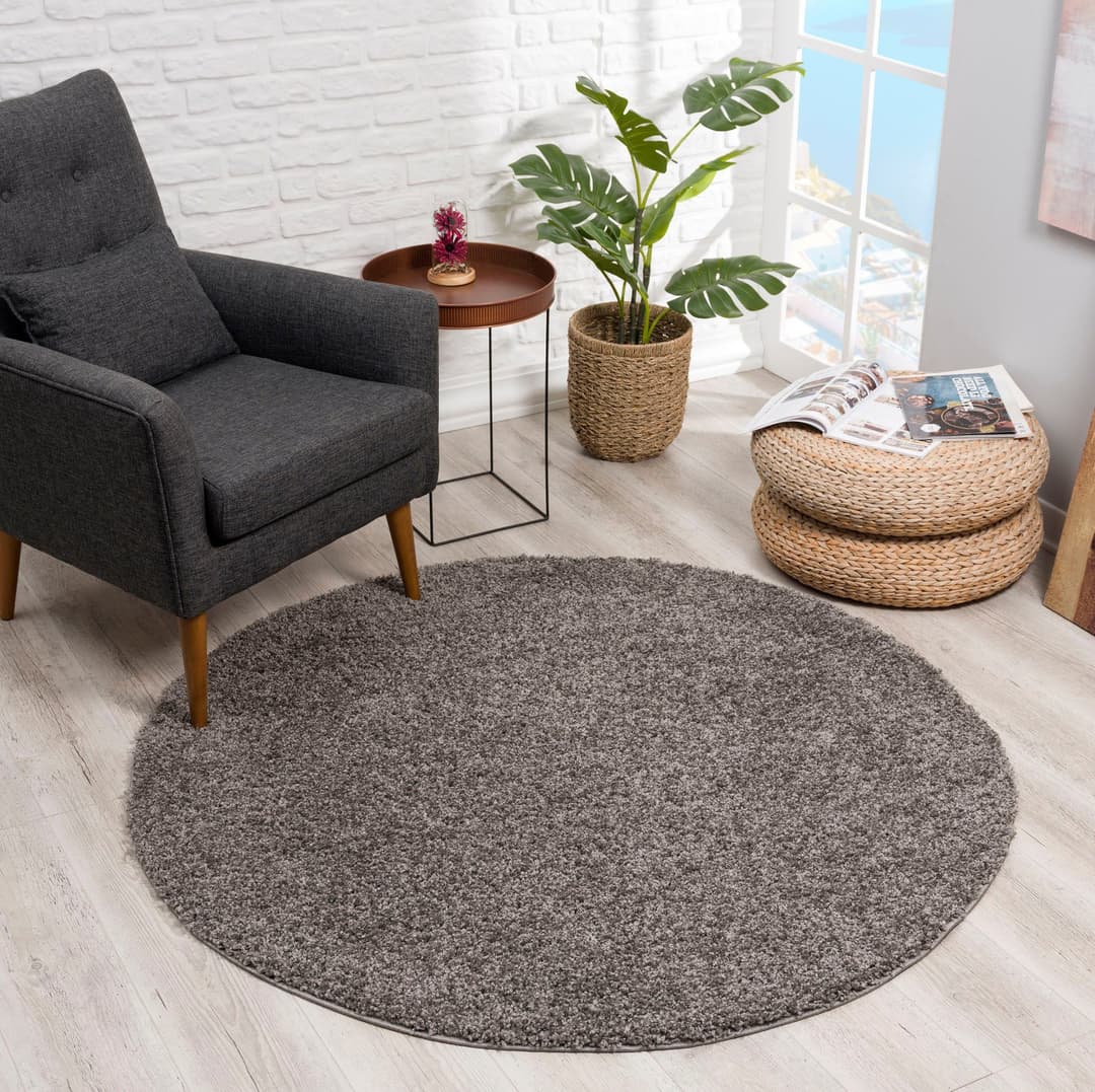 Sanat Hochflor-Teppich LOCA | Grau