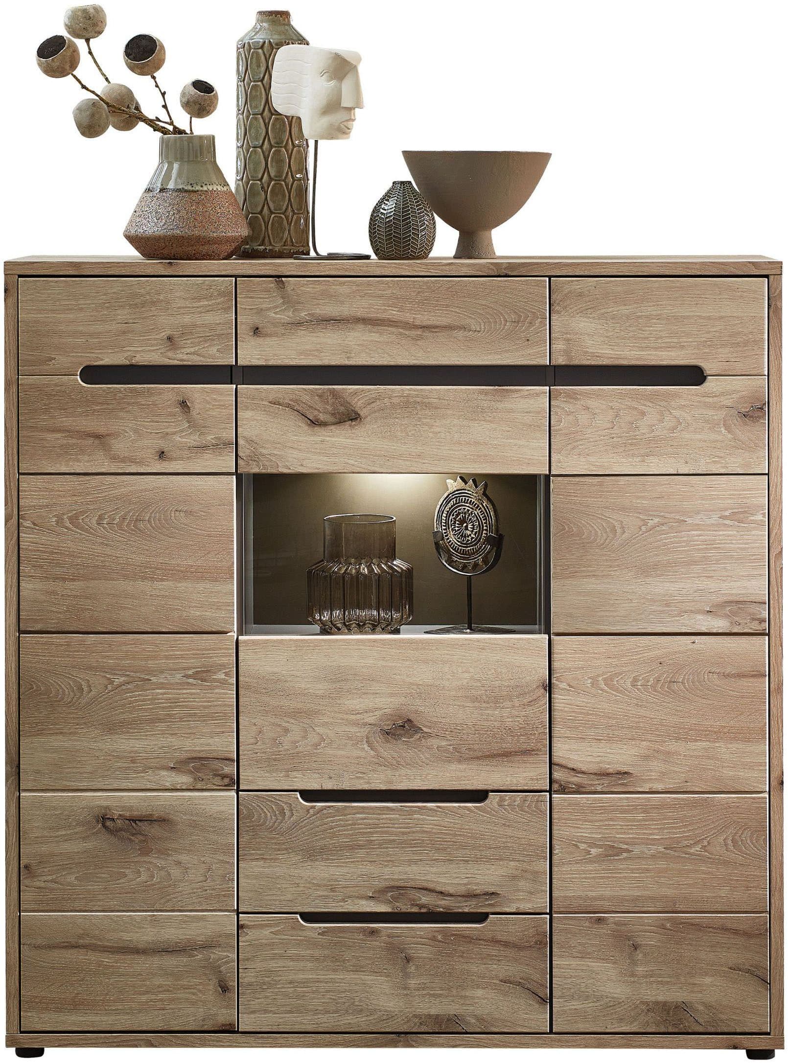 Innostyle Highboard BELLANO | Holztöne