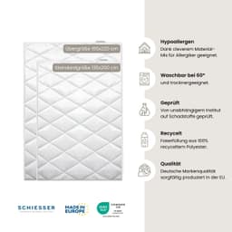 Schiesser Microfaserbettdecke Hygge | Weiß