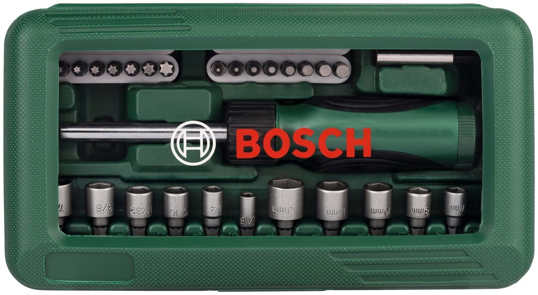Bosch Home & Garden Bit-Set, 46-teilig | Grün