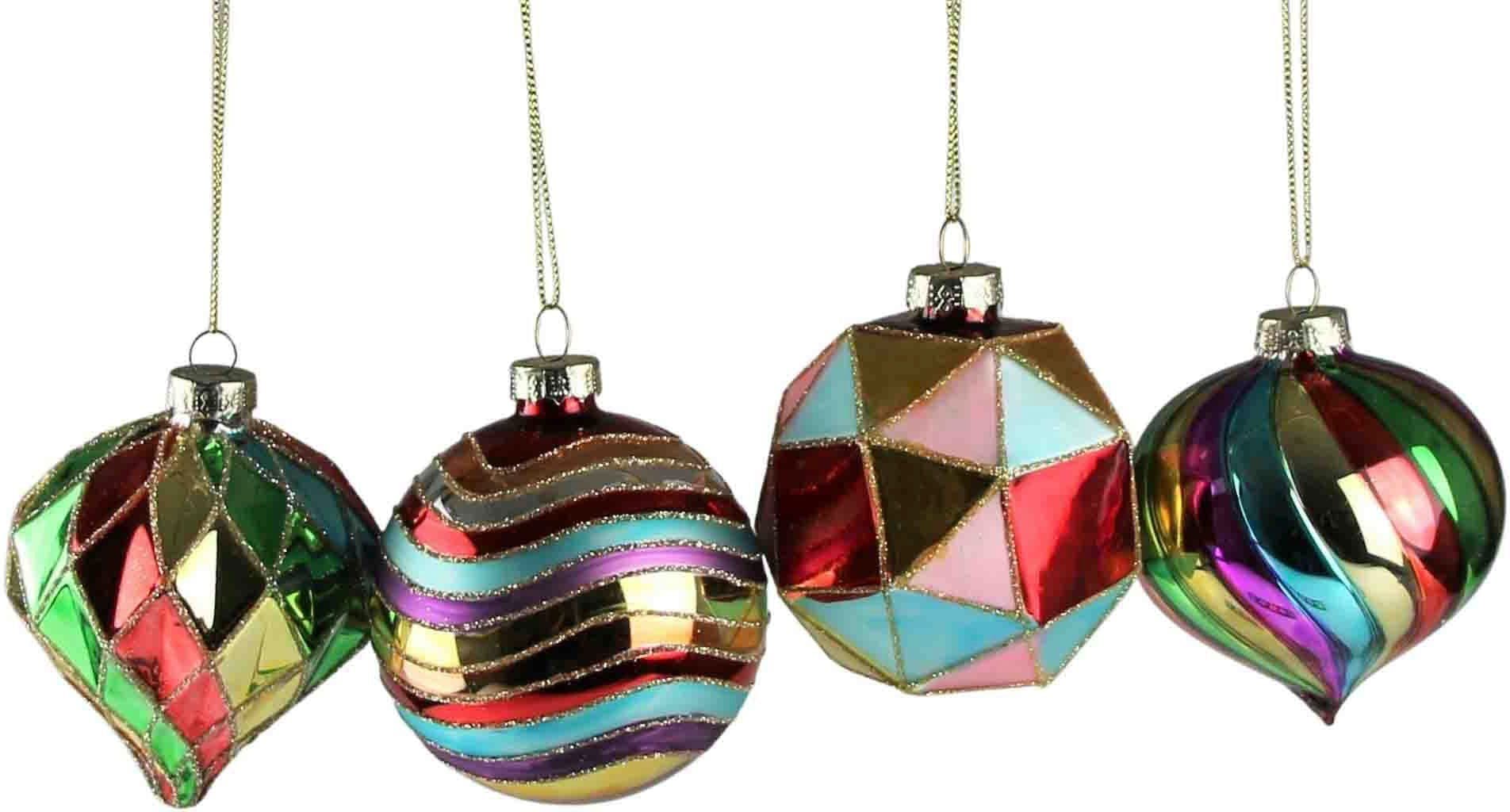 AM Design Weihnachtsbaumkugel Set | Mehrfarbig