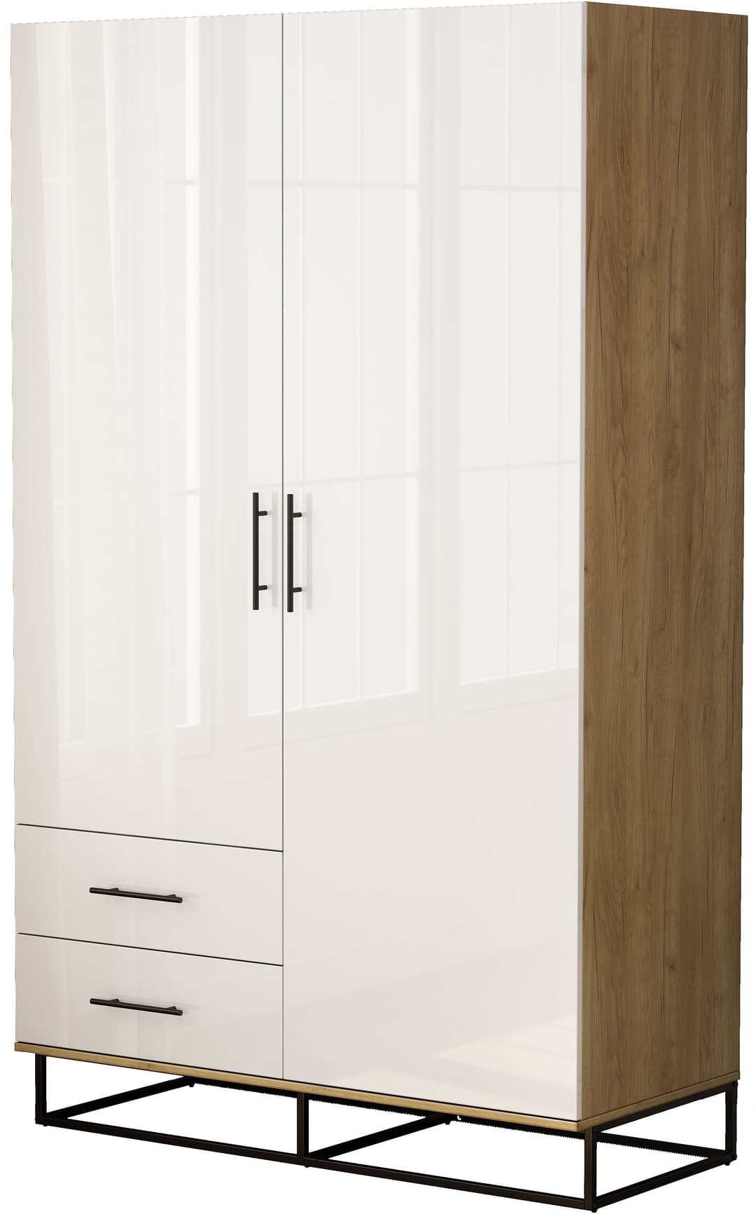 OTTO home Kleiderschrank Luca Kommode Schrank Schlafzimmer | Weiß