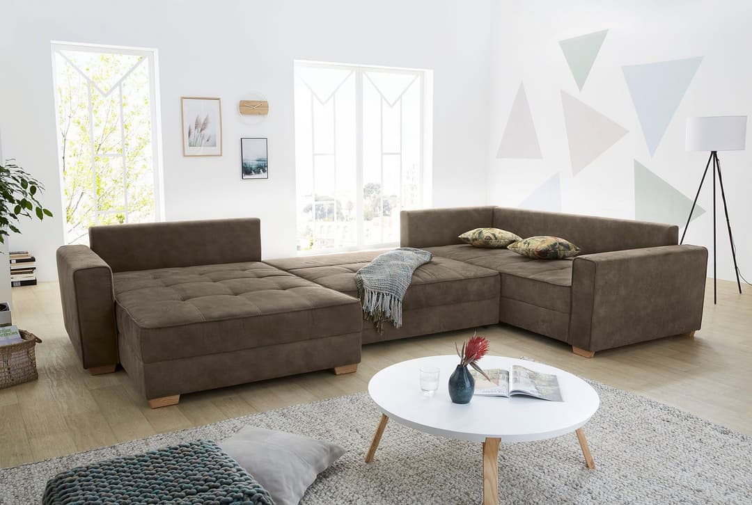 Jockenhöfer Gruppe Wohnlandschaft Brixen U-Form | Braun