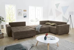 Jockenhöfer Gruppe Wohnlandschaft Brixen U-Form | Braun
