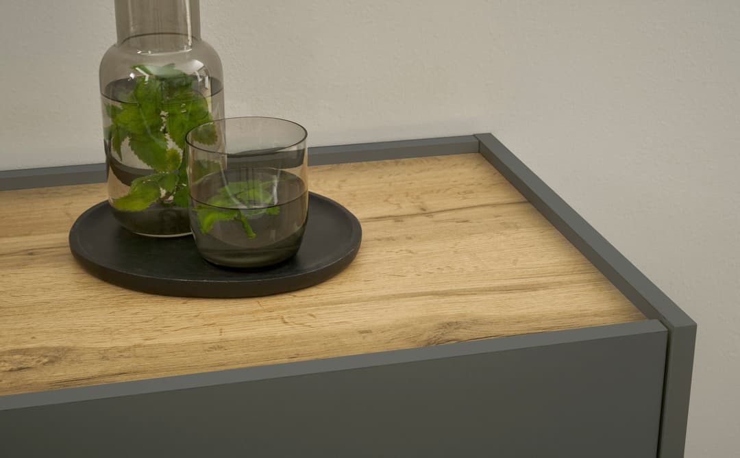 Home affaire Mehrzweckschrank GiRON/CiTY | Grau