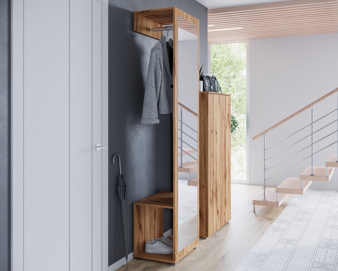 OTTO home Garderobenschrank Paris | Holztöne