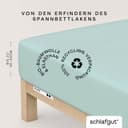 Schlafgut Spannbettlaken PURE Bio-Baumwolle | Türkis