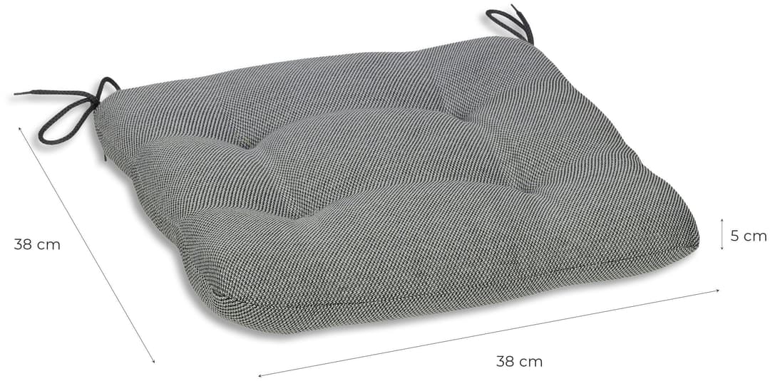 GO-DE Sitzkissen Carina | Grau