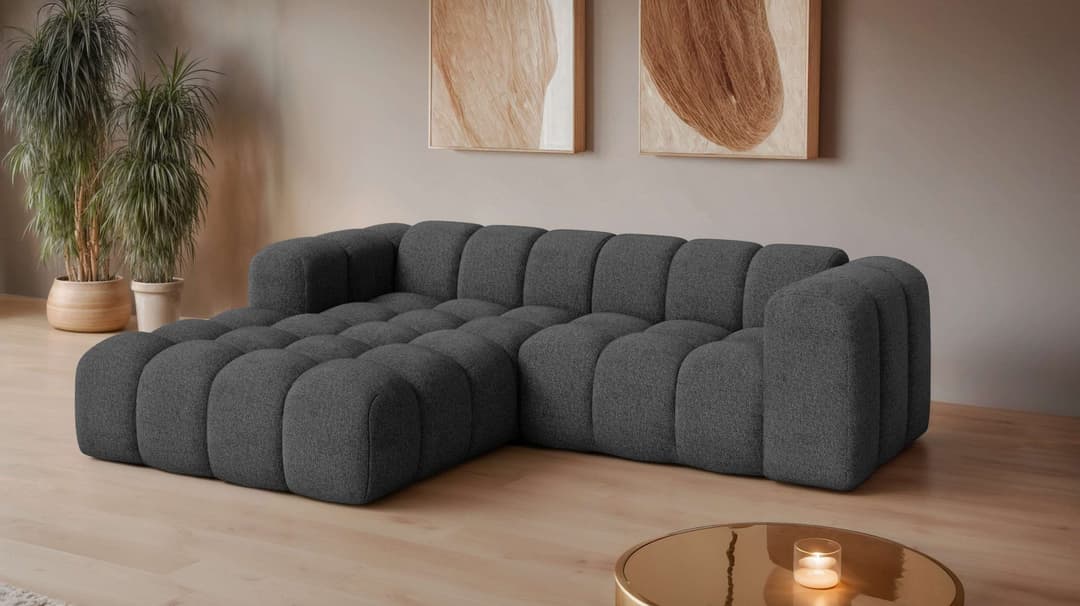 OTTO home Ecksofa KALLIE L-Form, 248 cm | Grau