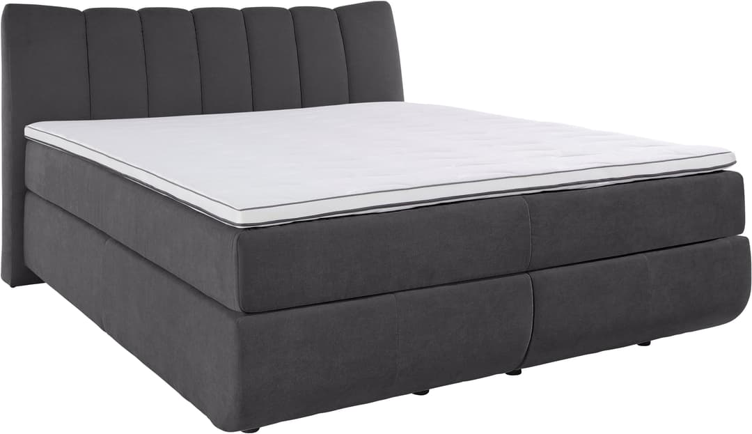 Home affaire Boxspringbett Océane | Grau