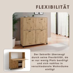byLIVING Sekretär Montana | Holztöne