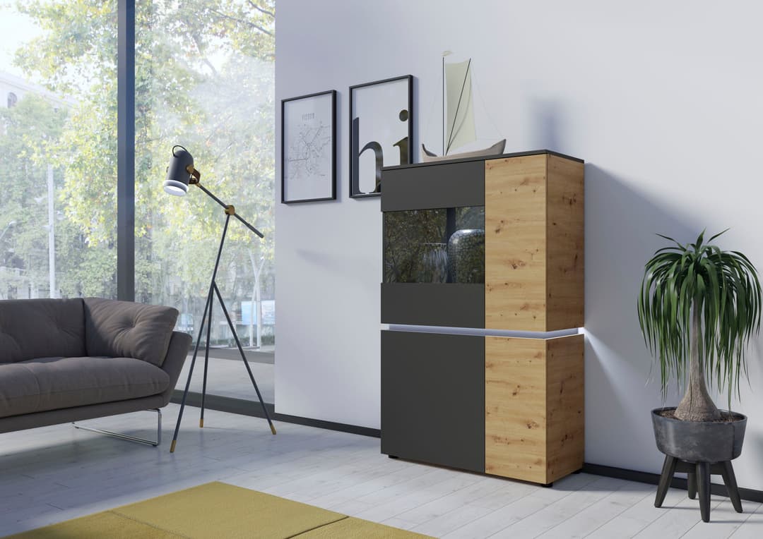 Home affaire Vitrine Luci | Braun