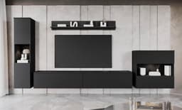 OTTO home Wohnwand PARIS | Schwarz