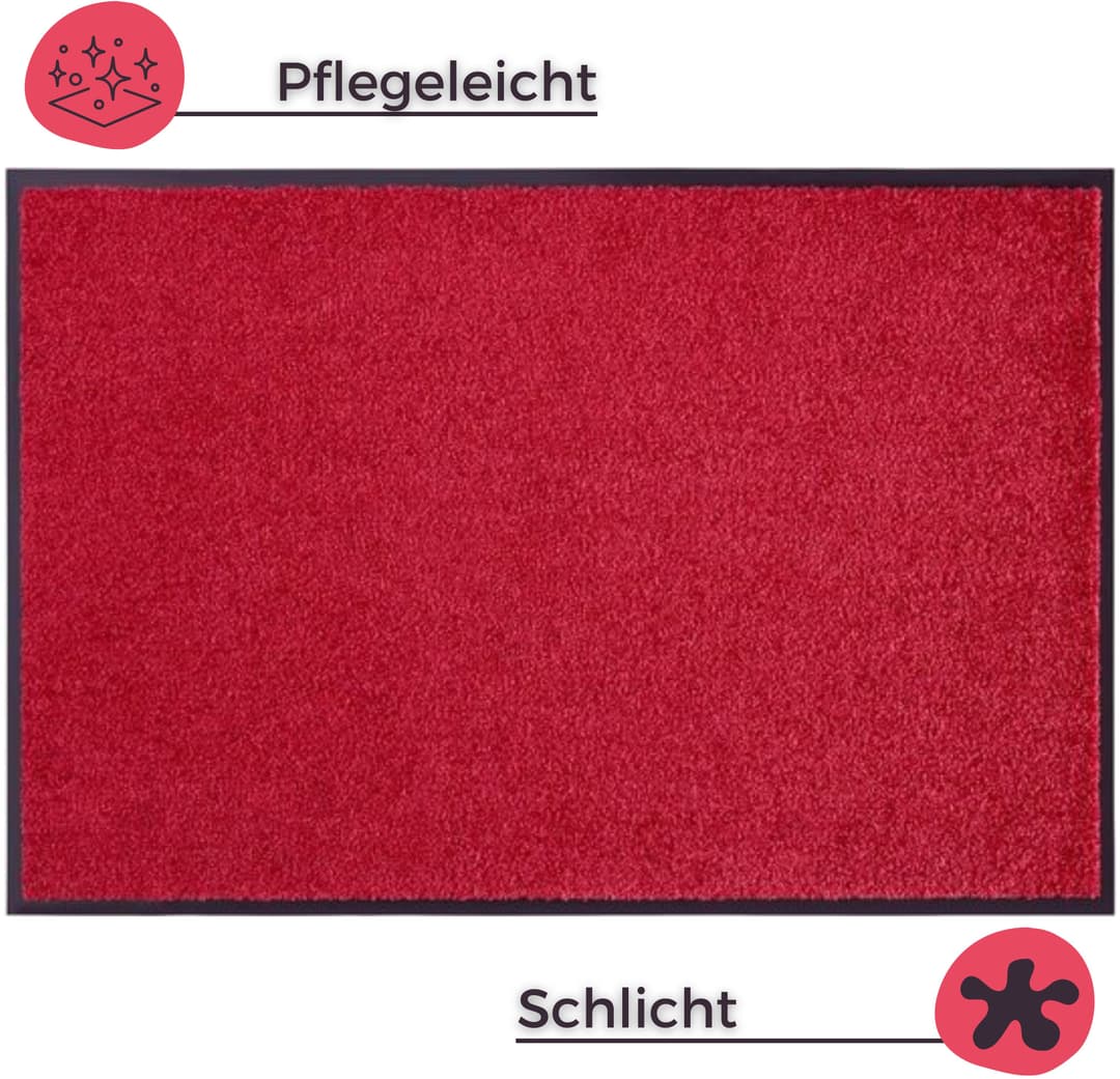 OTTO home Fußmatte Clean & Walk | Rot