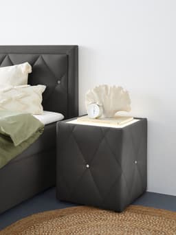 Home affaire Nachttisch Alfie | Schwarz