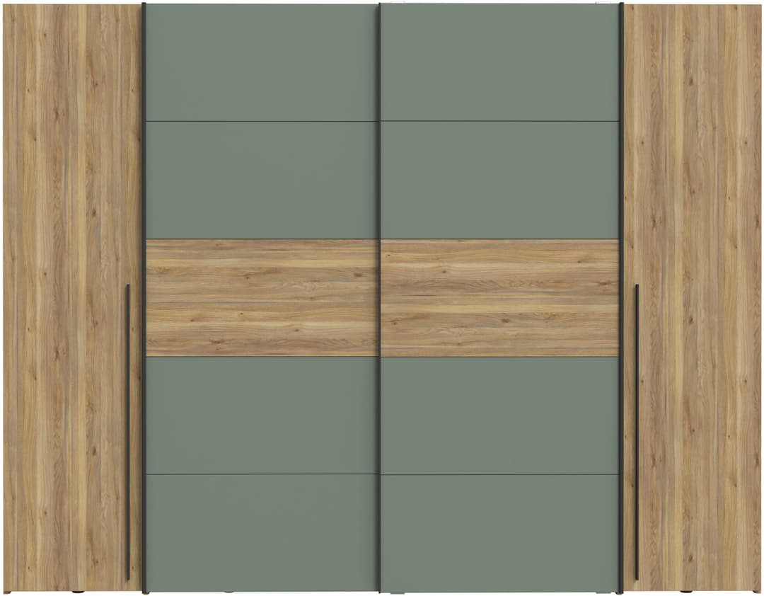 FORTE Kleiderschrank Narago | Weiß