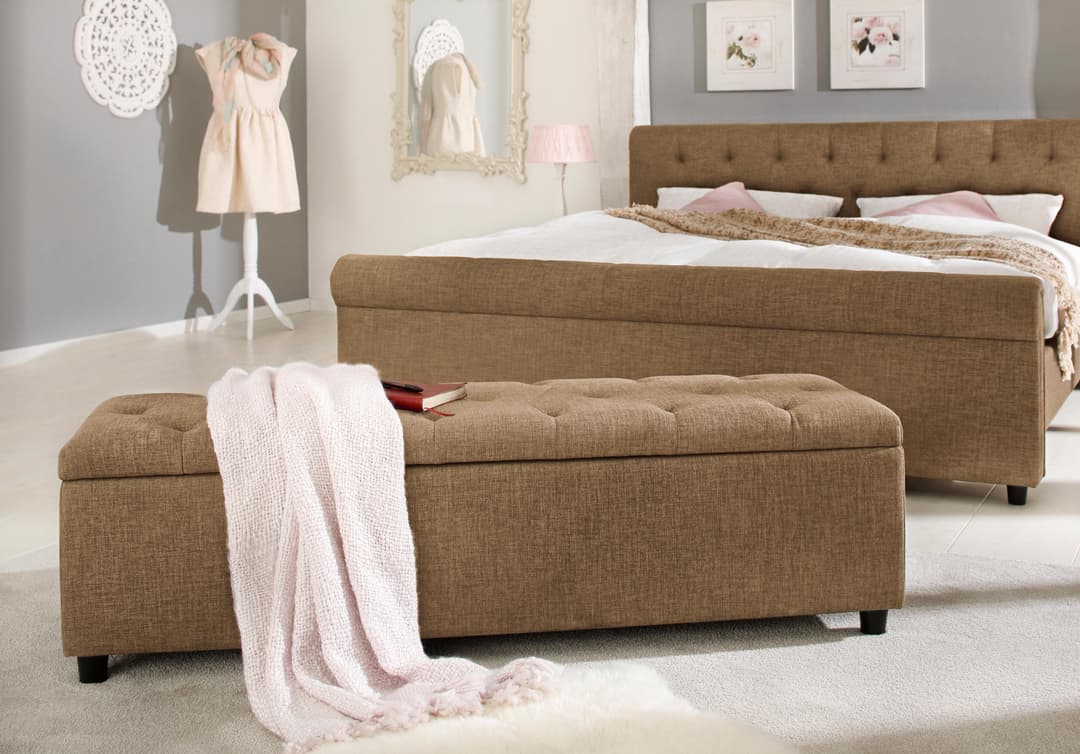 Home affaire Polsterbank Goronna | Braun