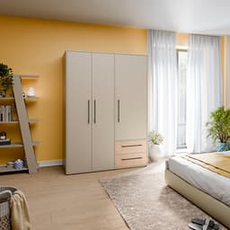 FORTE Kleiderschrank Mokkaris | Holztöne