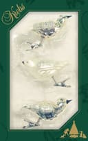 Krebs Glas Lauscha Weihnachtsbaumklammer CBK90661 | Silber 2