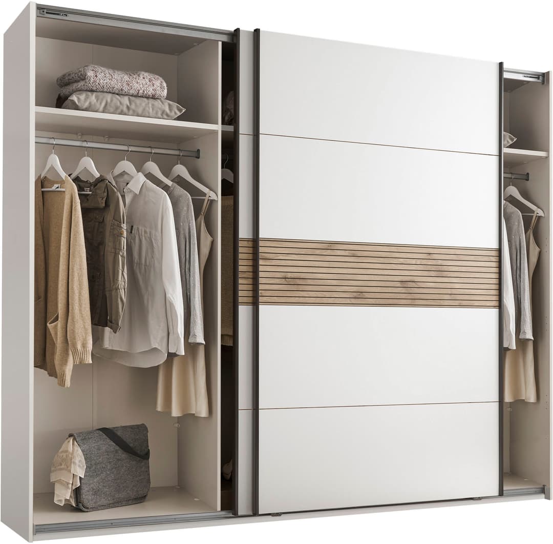 Schlafkontor Leo Schwebetürenschrank | Holztöne
