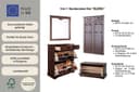 OTTO home Garderoben-Set Klera | Braun 3